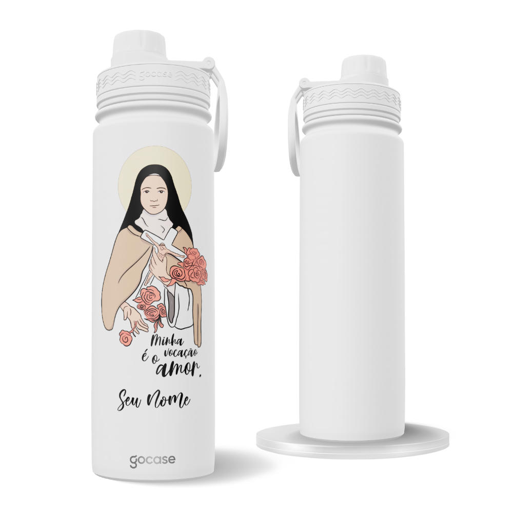 Garrafa Térmica Fresh + Ebook - Santa Terezinha