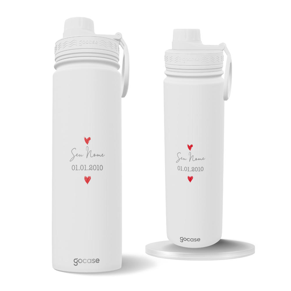 Garrafa Térmica Fresh + Ebook - Data de Nascimento