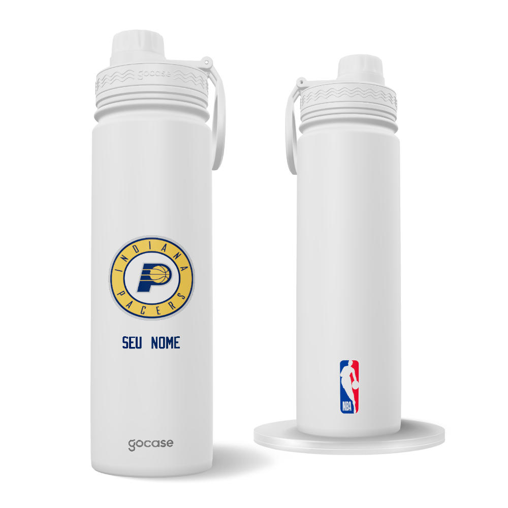 Garrafa Térmica Fresh + Ebook - Indiana Pacers - Logo