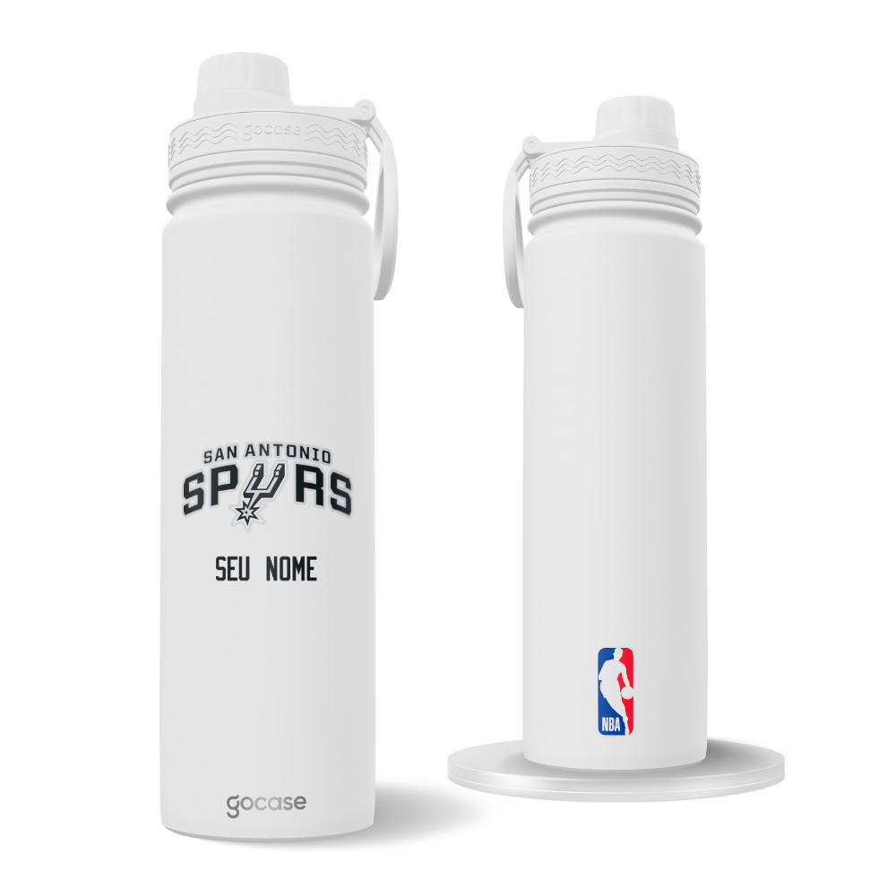 Garrafa Térmica Fresh + Ebook - San Antonio Spurs - Logo