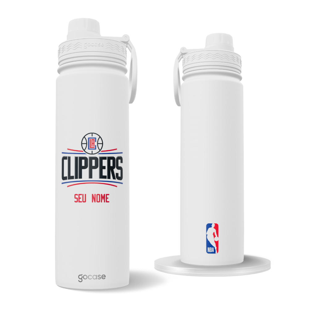 Garrafa Térmica Fresh + Ebook - NBA LA Clippers