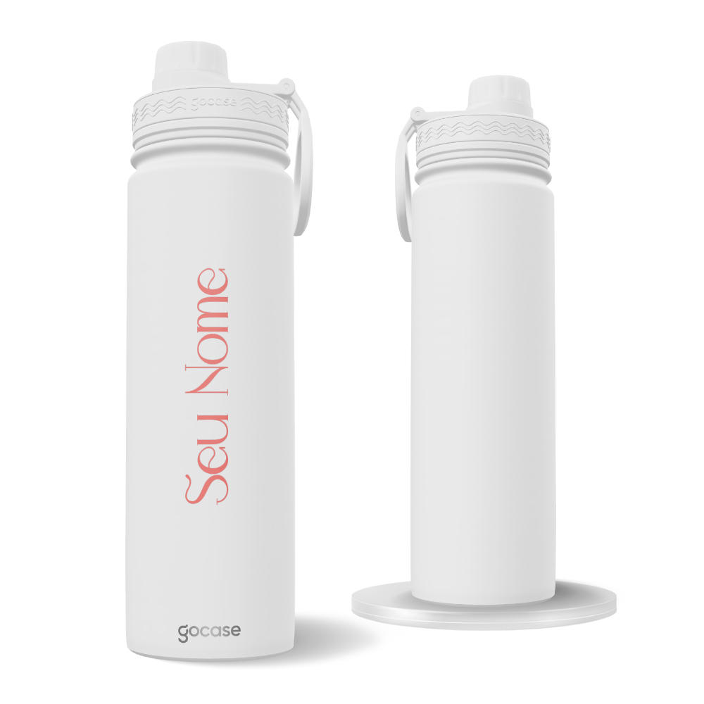 Garrafa Térmica Fresh + Ebook - Typography