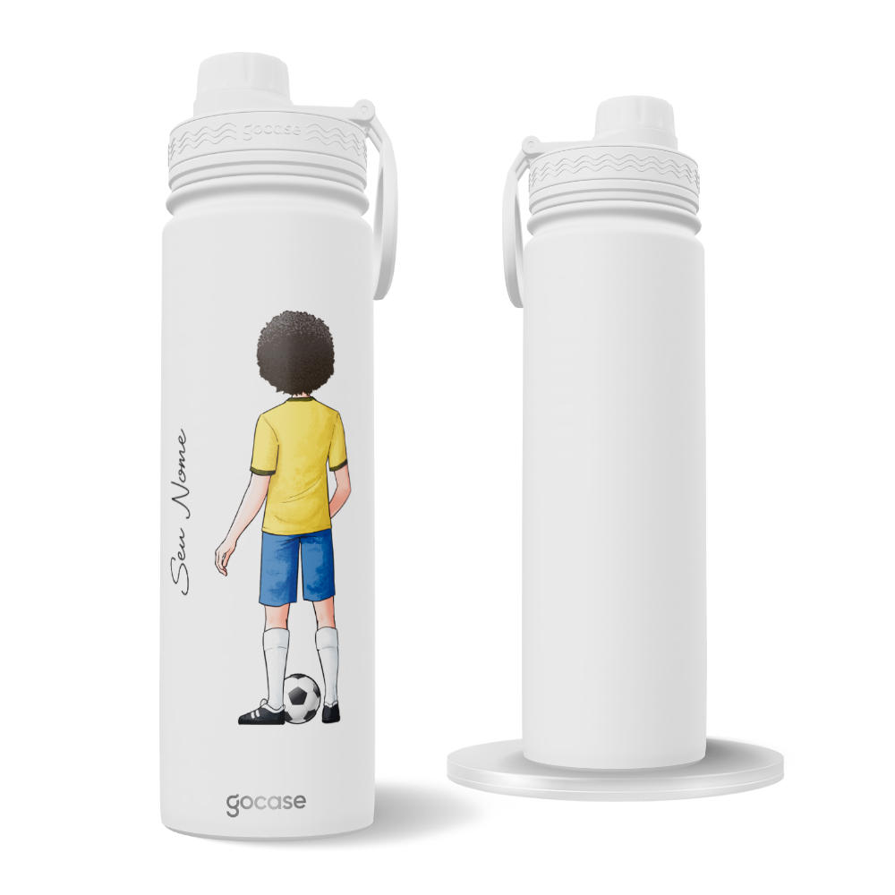 Garrafa Térmica Fresh + Ebook - Garoto Esportes