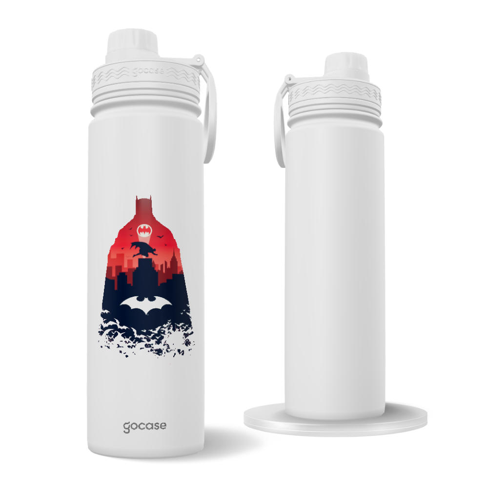 Garrafa Térmica Fresh + Ebook - Batman - O Protetor Sombrio de Gotham