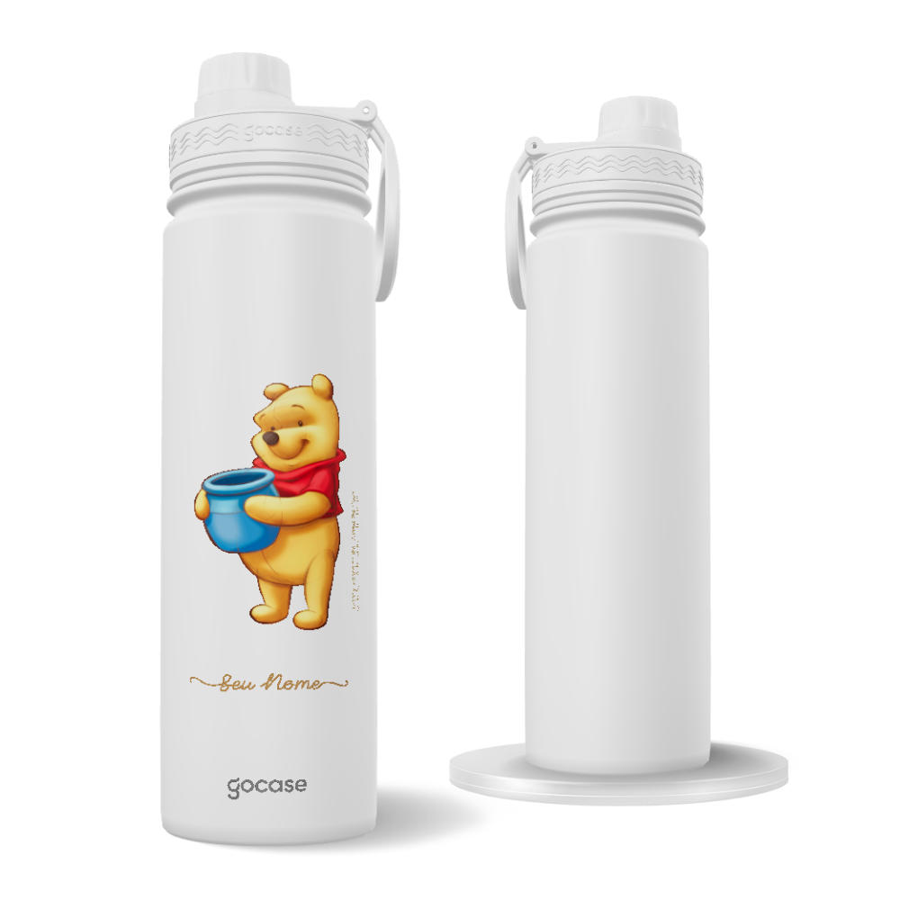 Garrafa Térmica Fresh + Ebook - Classic Pooh