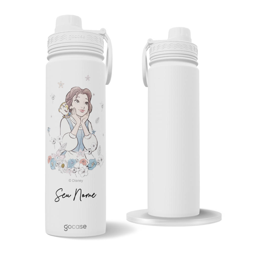 Garrafa Térmica Fresh + Ebook - Bella Flores