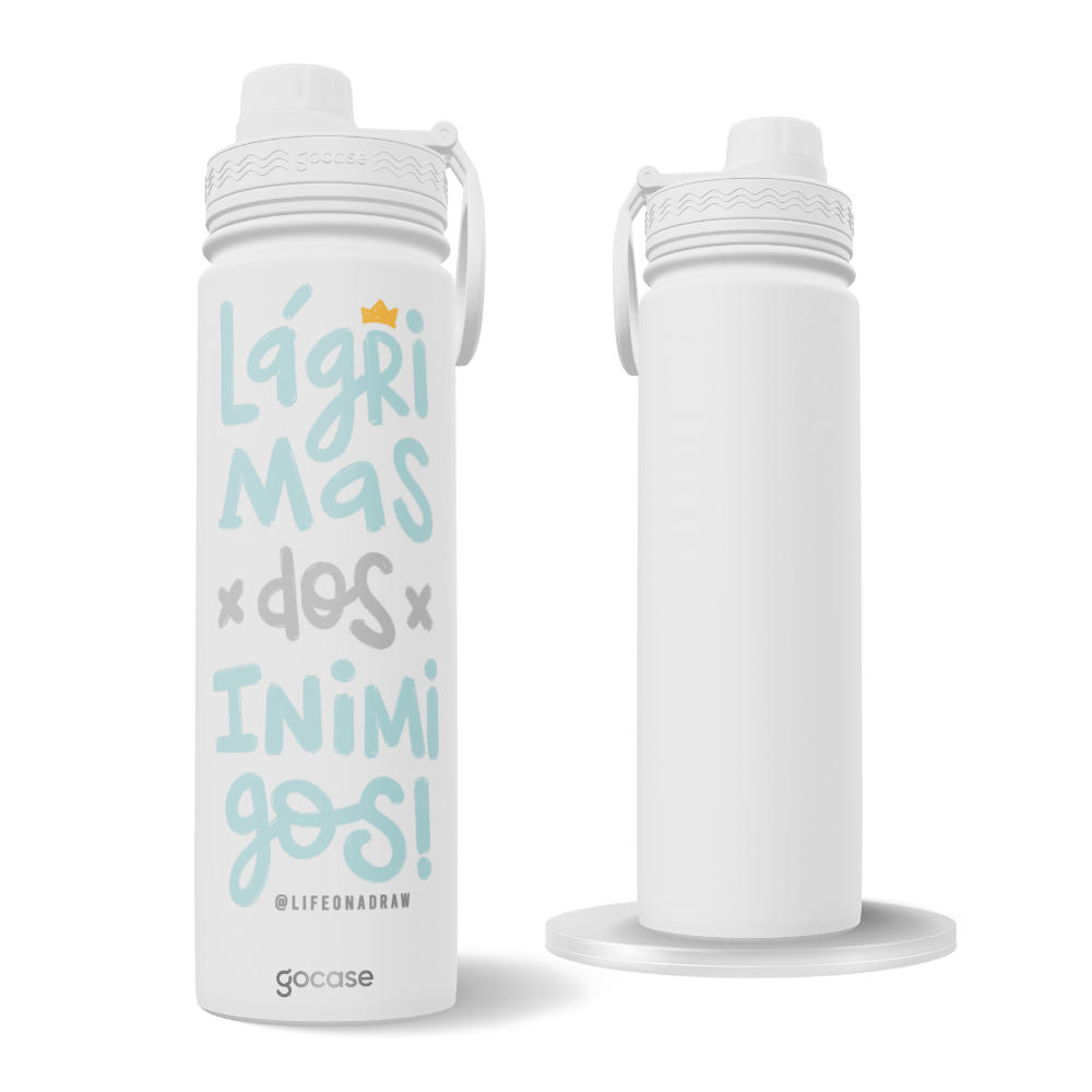 Garrafa Térmica Fresh + Ebook - Life on a Draw - Lágrimas dos Inimigos