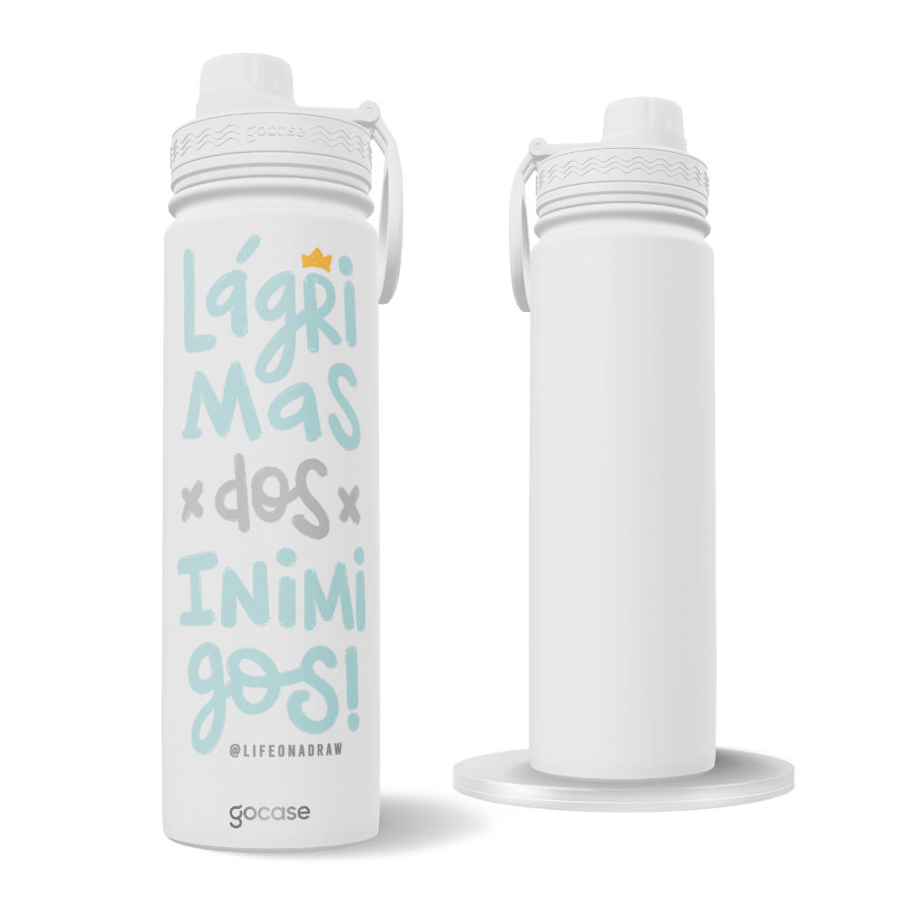 Garrafa Térmica Fresh + Ebook - Life on a Draw - Lágrimas dos Inimigos