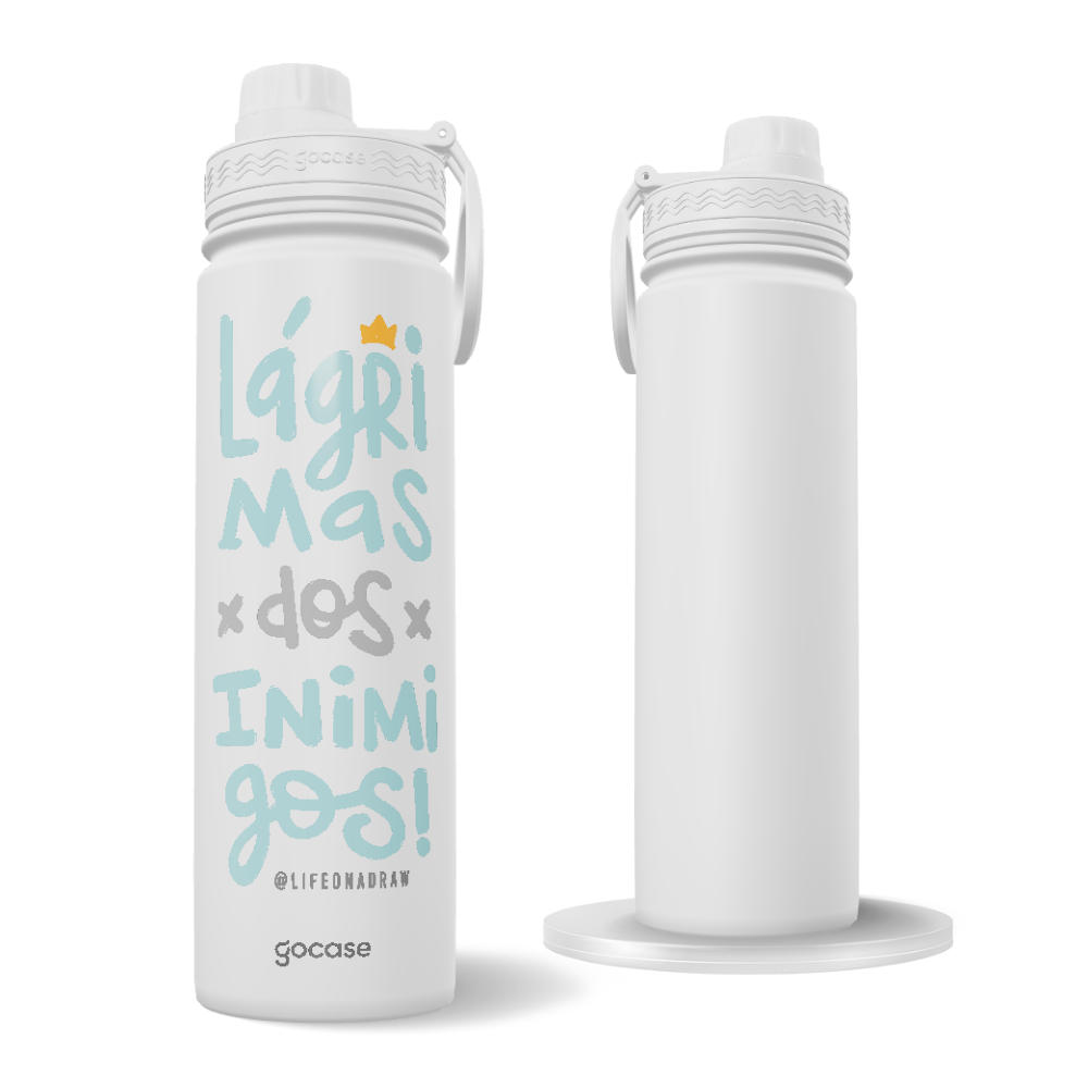 Garrafa Térmica Fresh + Ebook - Life on a Draw - Lágrimas dos Inimigos