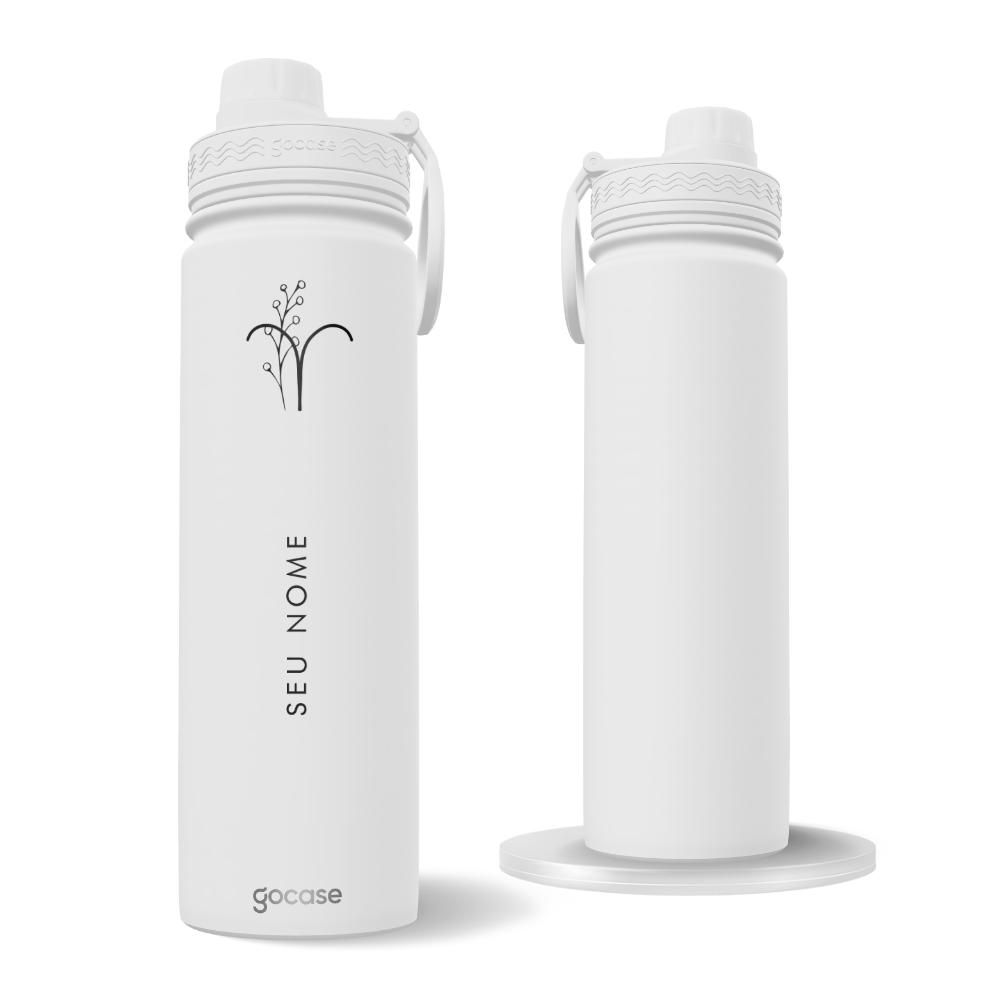 Garrafa Térmica Fresh + Ebook - Signos Lineares