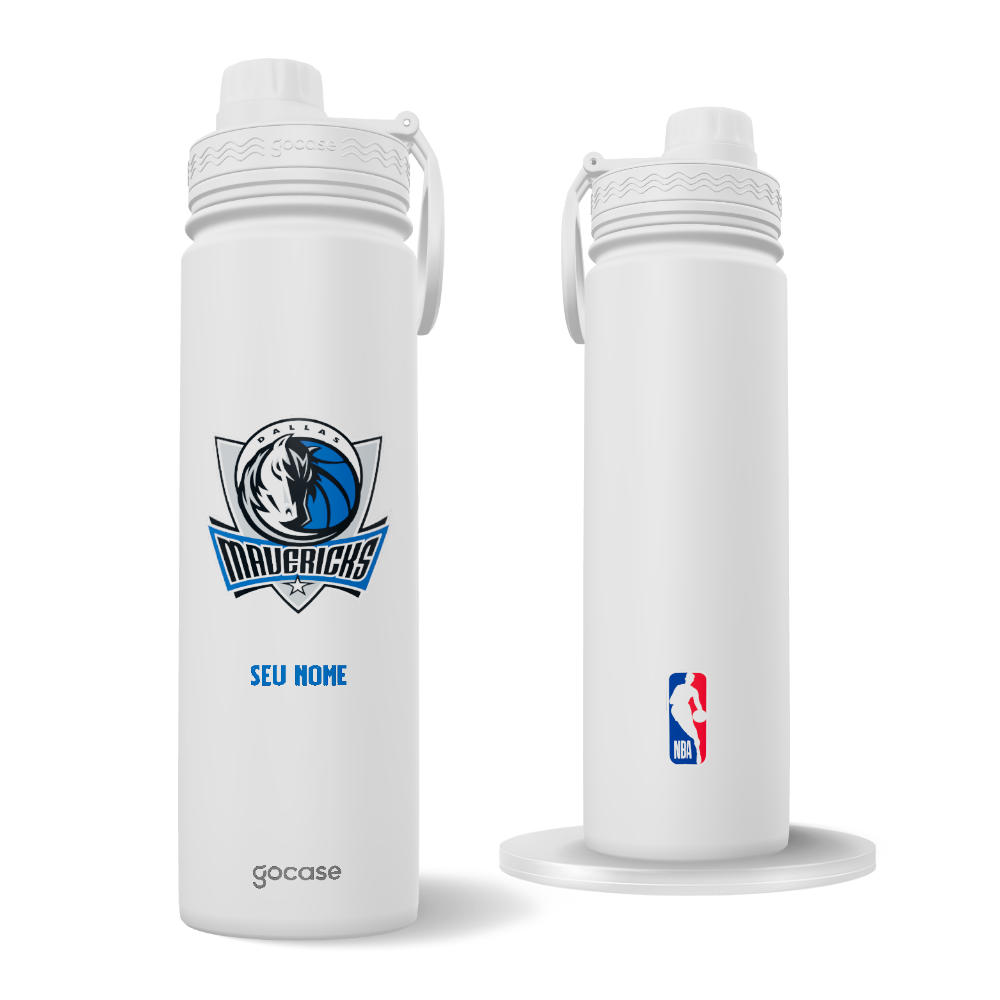Garrafa Térmica Fresh + Ebook - Dallas Mavericks - Logo Garrafa Térmica Fresh + Ebook - Dallas Mavericks - Logo