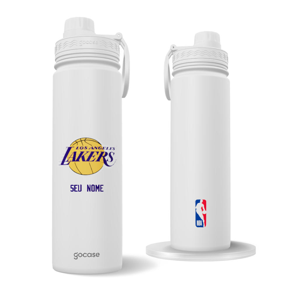 Garrafa Térmica Fresh + Ebook - Los Angeles Lakers - Logo Garrafa Térmica Fresh + Ebook - Los Angeles Lakers - Logo