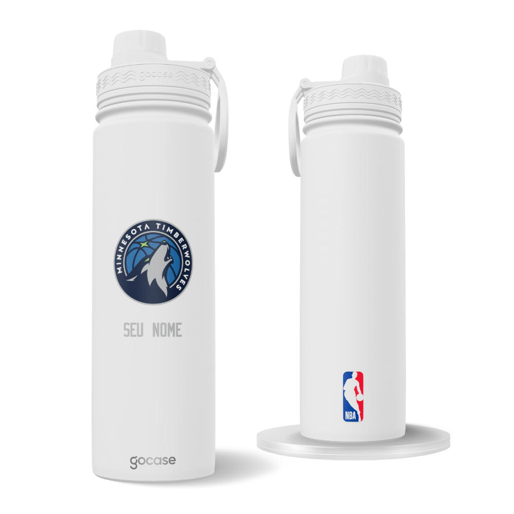 Garrafa Térmica Fresh + Ebook - Minnesota Timberwolves - Logo