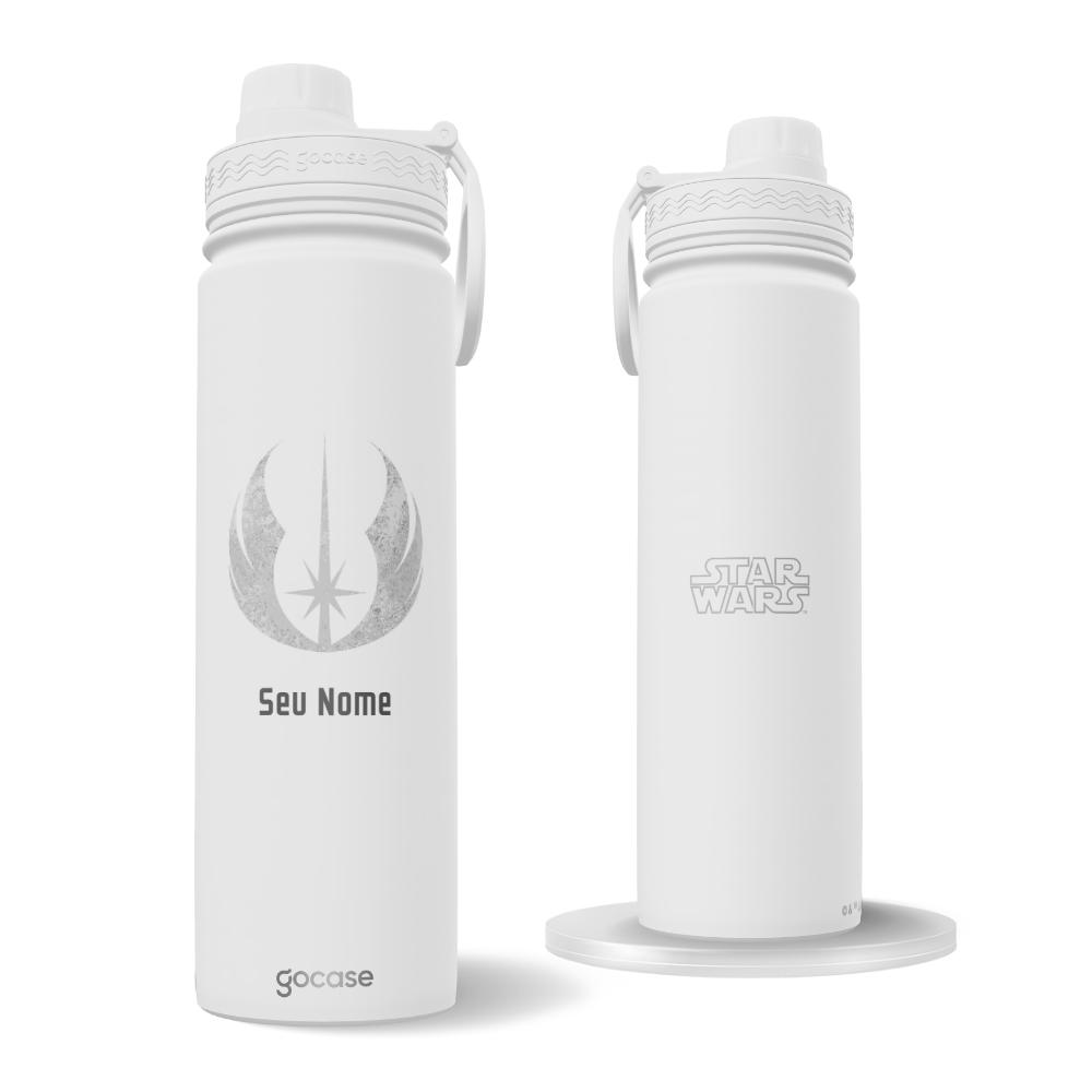 Garrafa Térmica Fresh + Ebook - Star Wars - Obi-Wan - Ordem Jedi