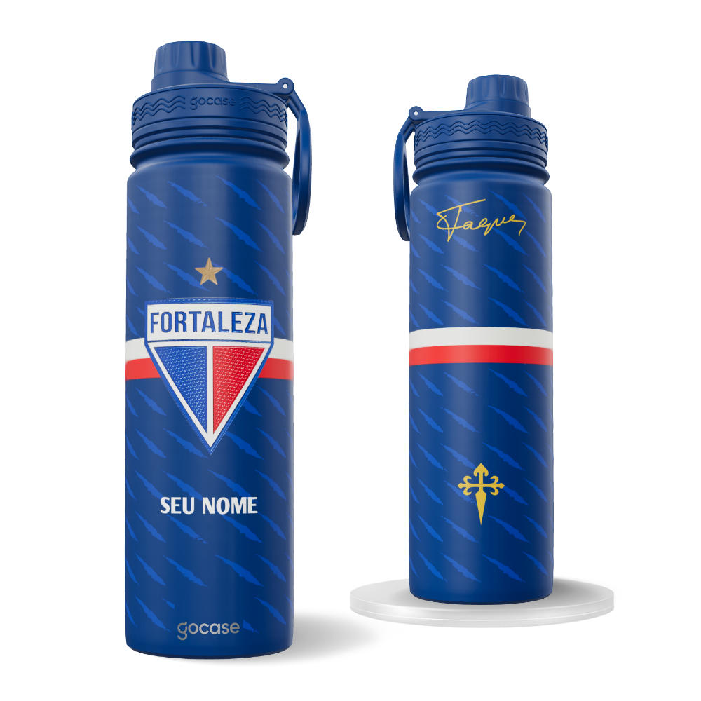Garrafa Térmica Fresh + Ebook - Fortaleza - Uniforme 1 Copa do Nordeste 2025