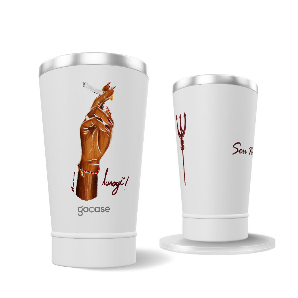 Copo Térmico + Ebook - Exu - Rainha da Encruza