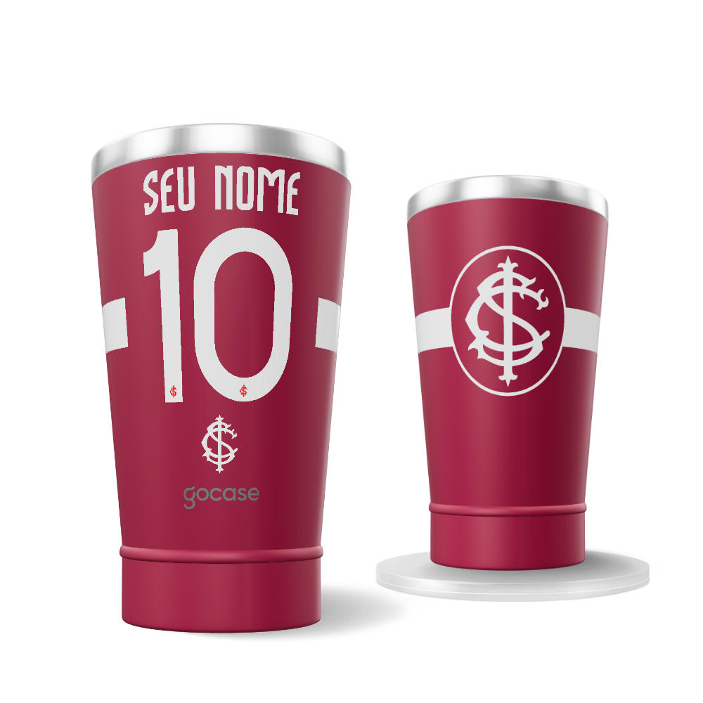 Copo Térmico Cerveja + Ebook - Internacional - Uniforme 1 2025 P