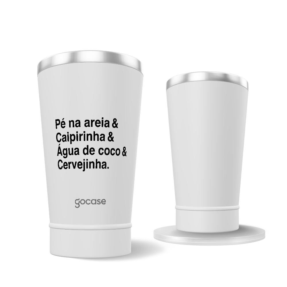 Copo Térmico + Ebook - Pé na Areia