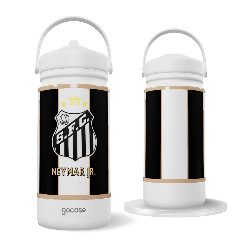 Garrafa Térmica Mini - Santos - Escudo 2024 Personalizado