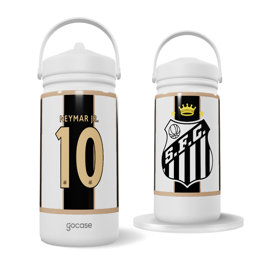 Garrafa Térmica Mini - Santos - Escudo 2024 Personalizado