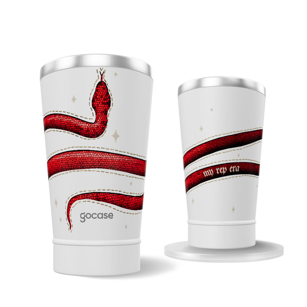 Copo Térmico + Ebook - Red Snake