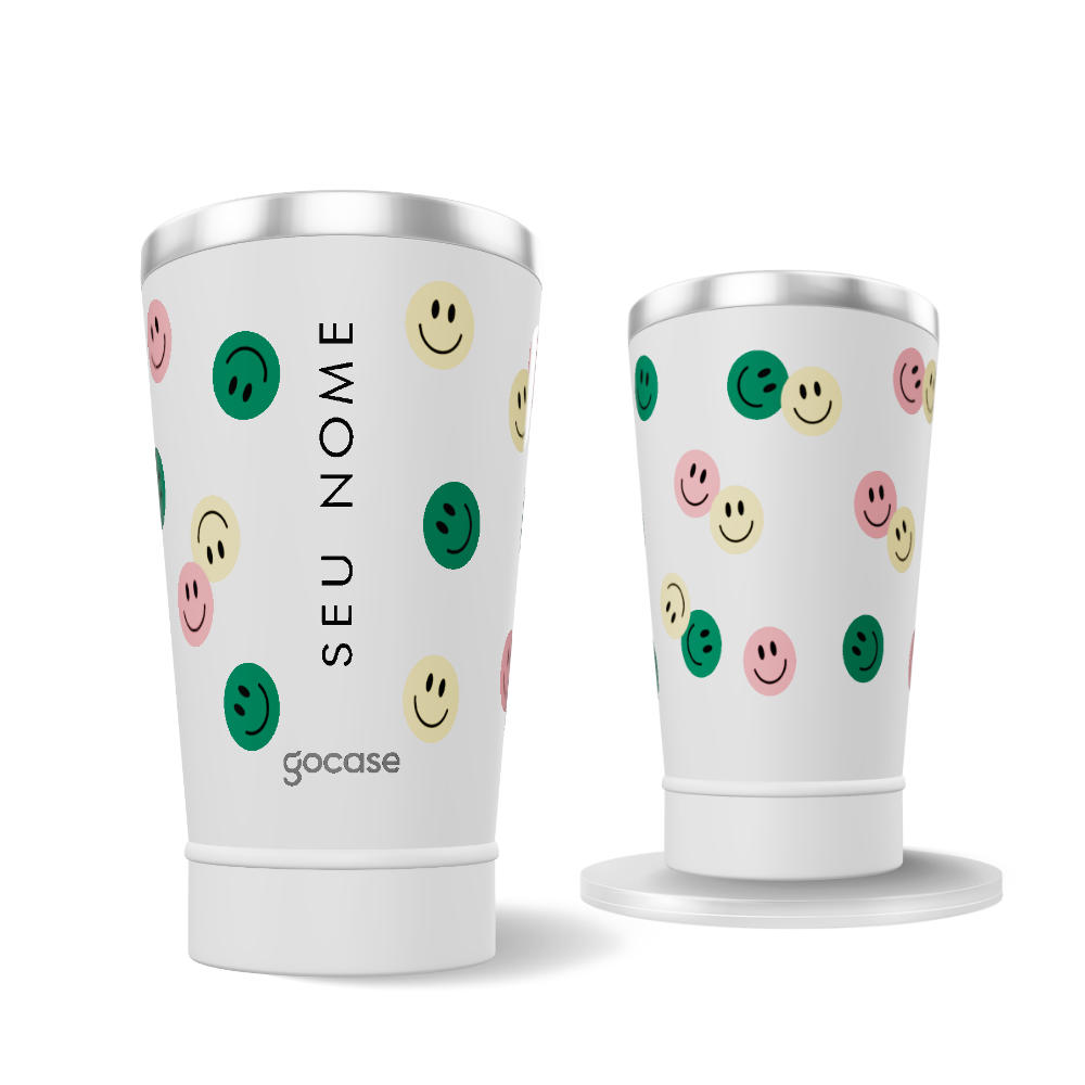 Copo Térmico + Ebook - Smile Vibes