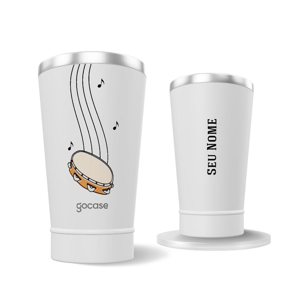 Copo Térmico + Ebook - Pandeiro