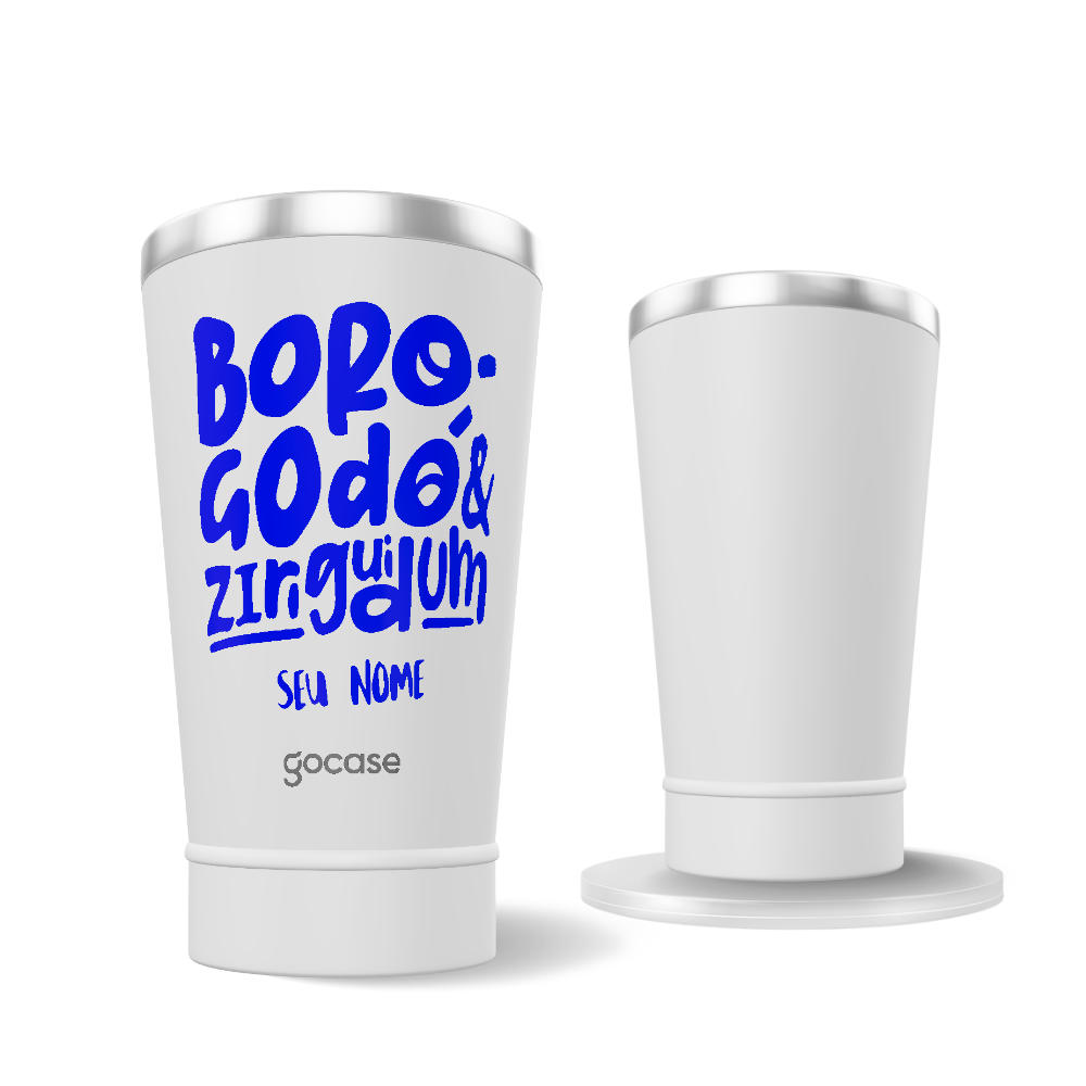Copo Térmico + Ebook - Borogodó e Ziriguidum