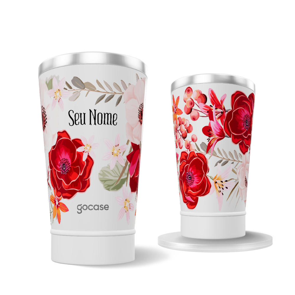 Copo Térmico + Ebook - Flowering