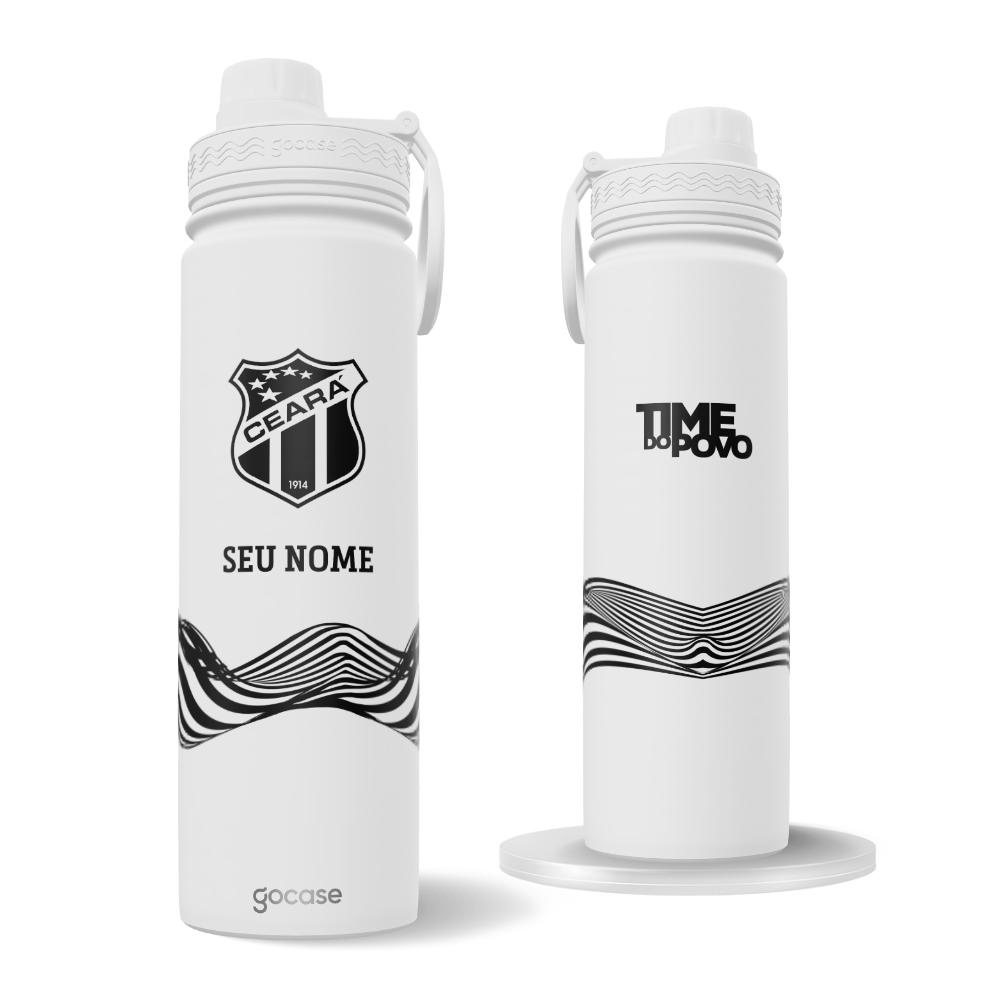 Garrafa Térmica Fresh + Ebook - Ceará Escudo com Faixa