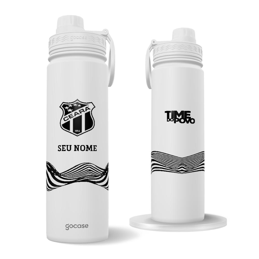 Garrafa Térmica Fresh + Ebook - Ceará Escudo com Faixa