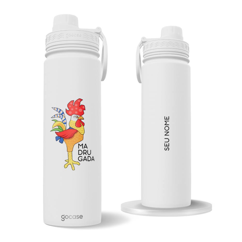 Garrafa Térmica Fresh + Ebook - Galo da Madrugada