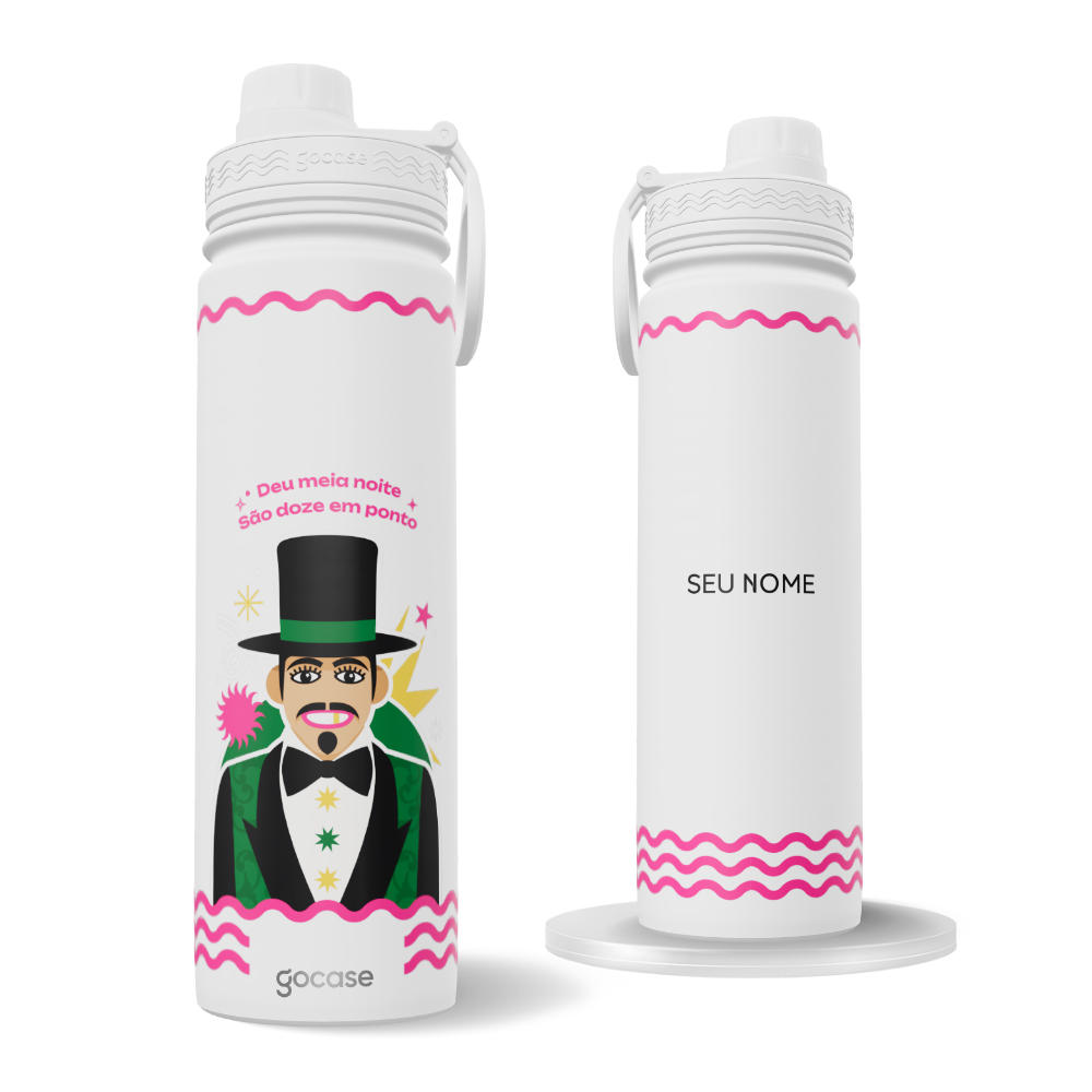 Garrafa Térmica Fresh + Ebook - O Homem da Meia-Noite