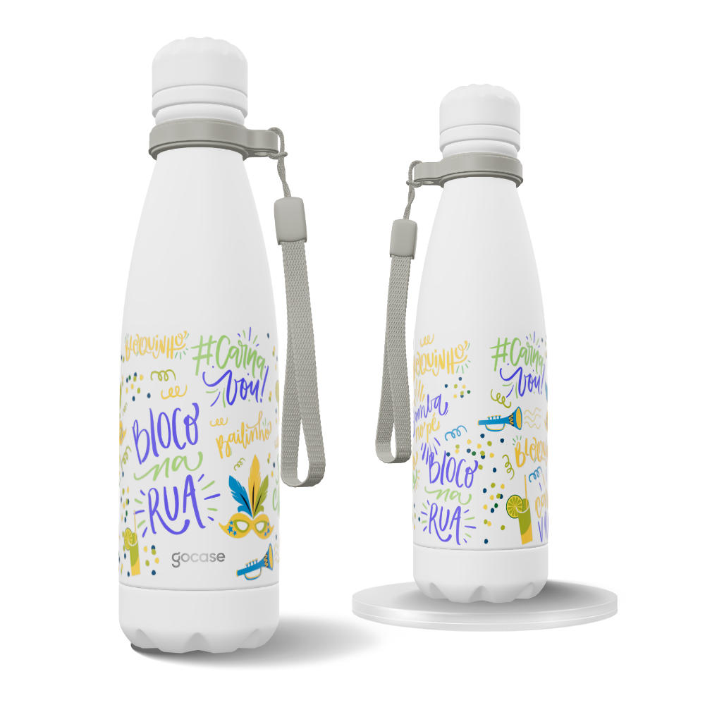 Garrafa Térmica Urban + Ebook - Clima de Carnaval