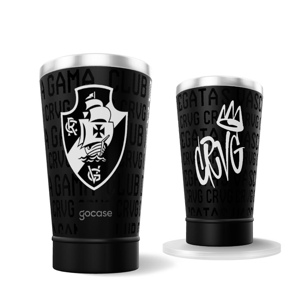  Copo Térmico Cerveja + Ebook - Vasco White Logo