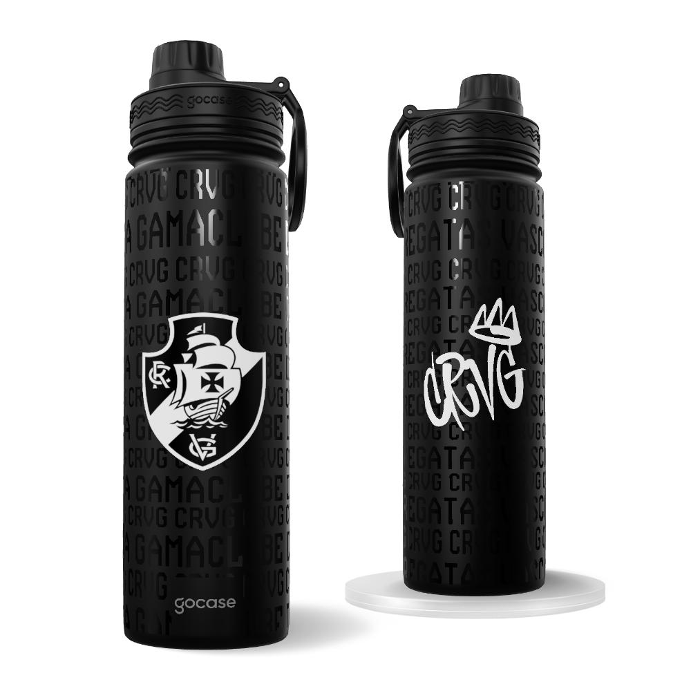  Garrafa Térmica Fresh + Ebook - Vasco White Logo