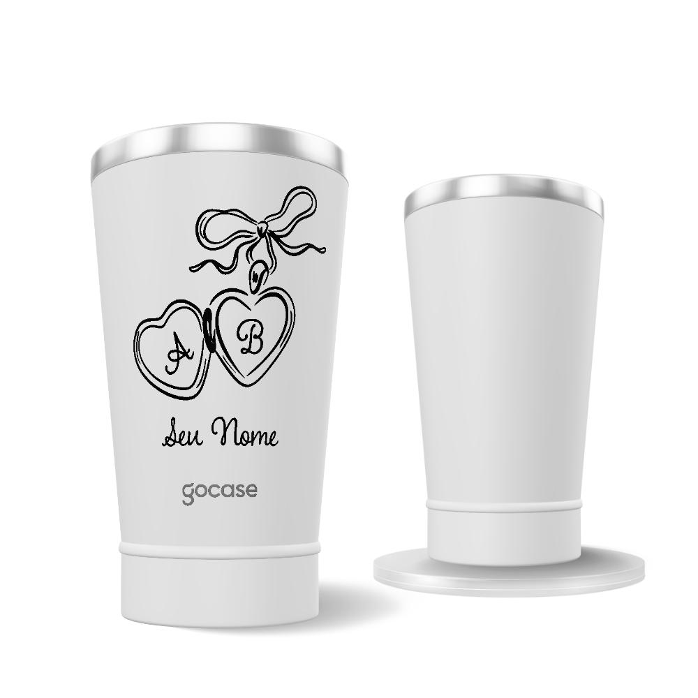 Copo Térmico + Ebook - Relicário Duplo Minimalista