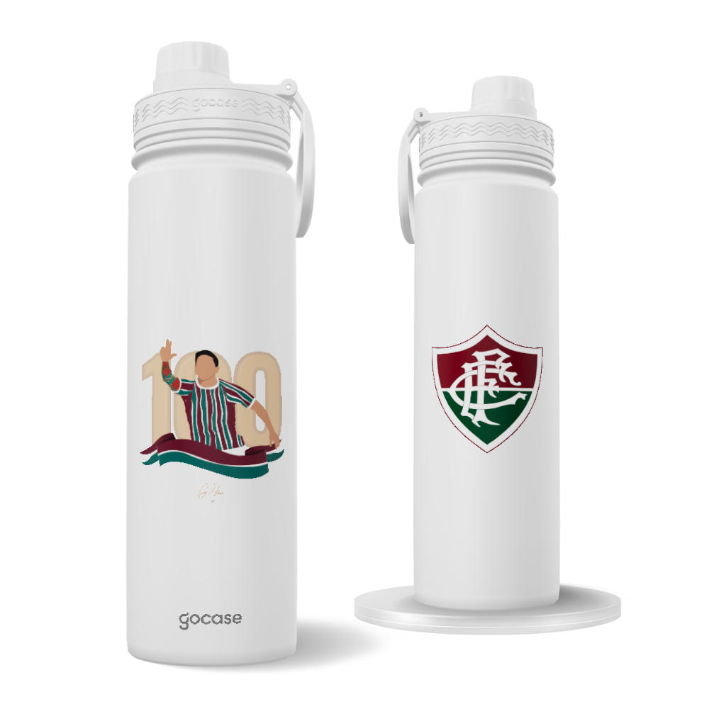 Garrafa Térmica Fresh + Ebook Fluminense -  Germán Cano 100 Gols