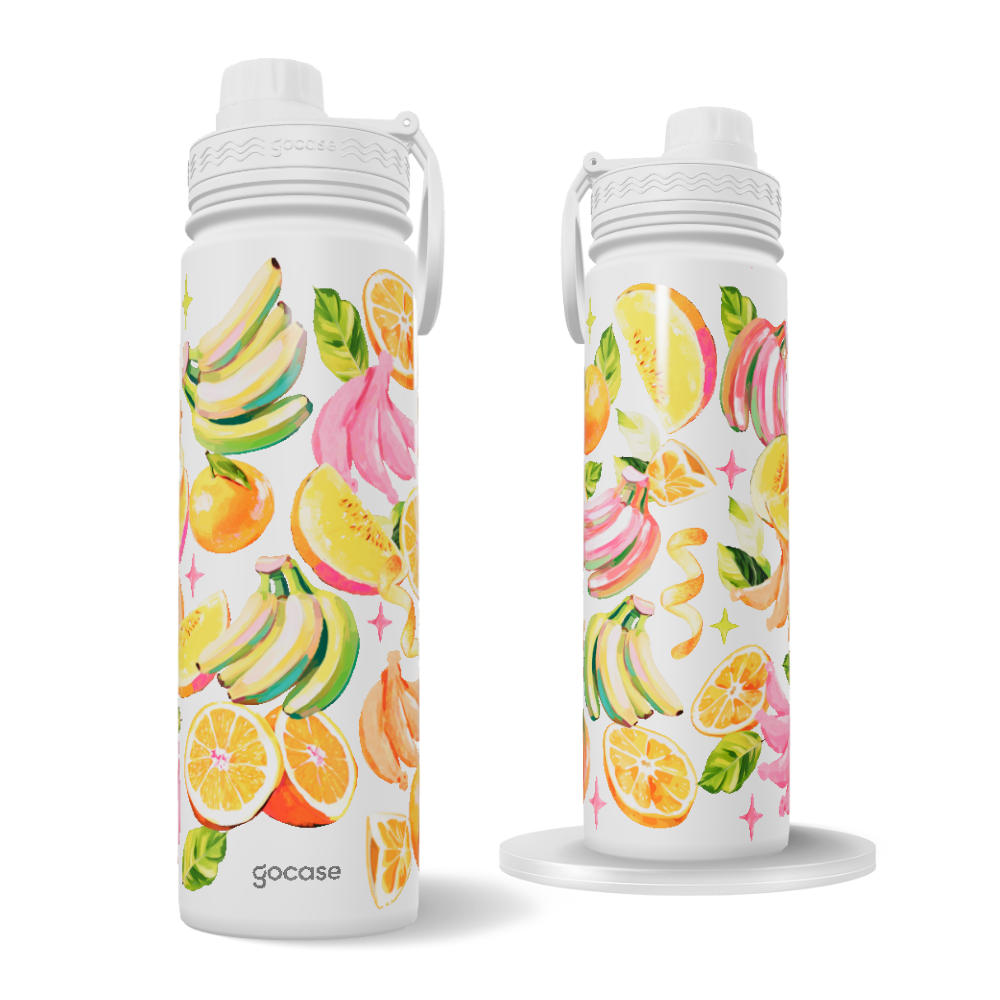 Garrafa Térmica Fresh + Ebook - Tropical Fruits