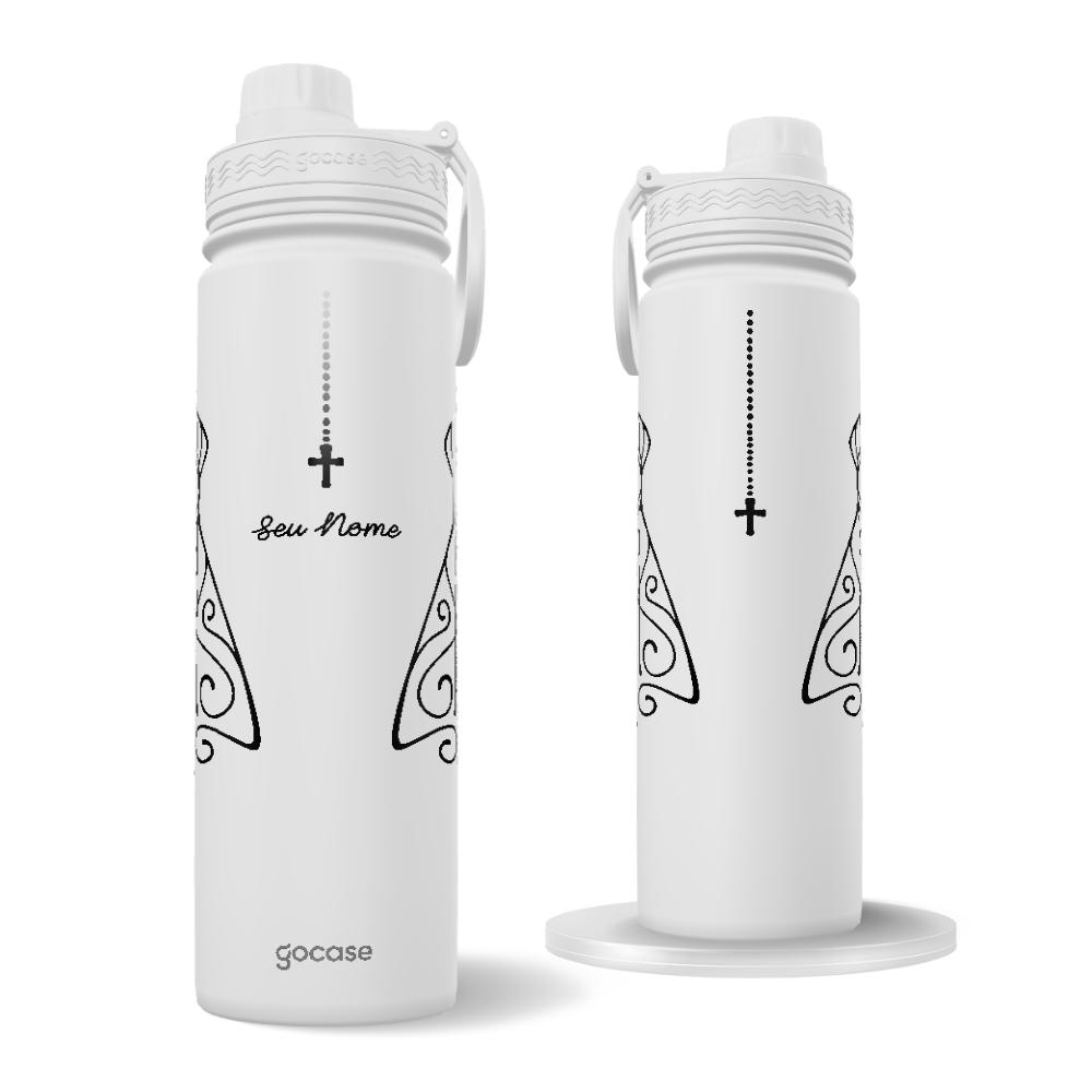Garrafa Térmica Fresh + Ebook - Nossa Senhora
