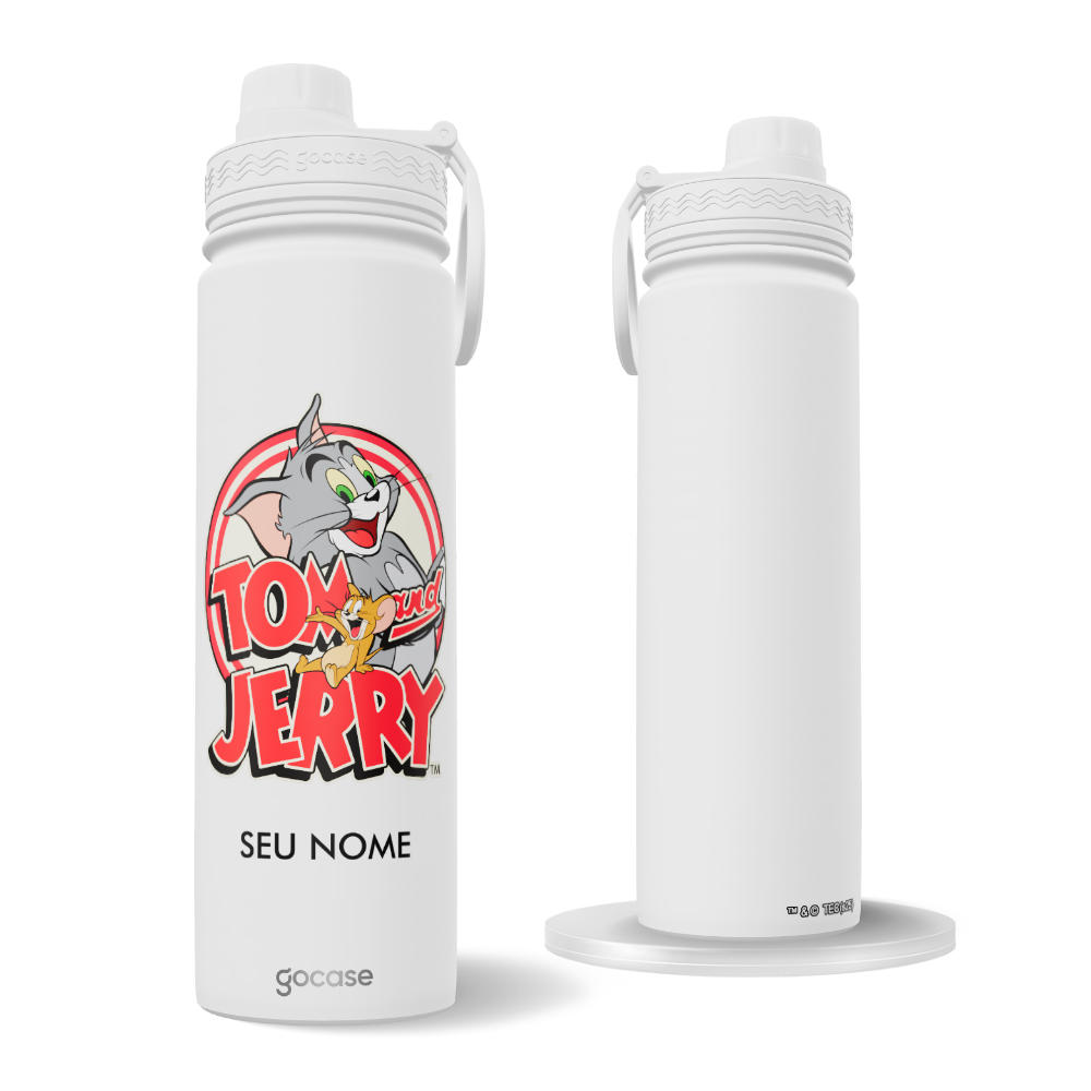 Garrafa Térmica Fresh + Ebook - Tom & Jerry - Core