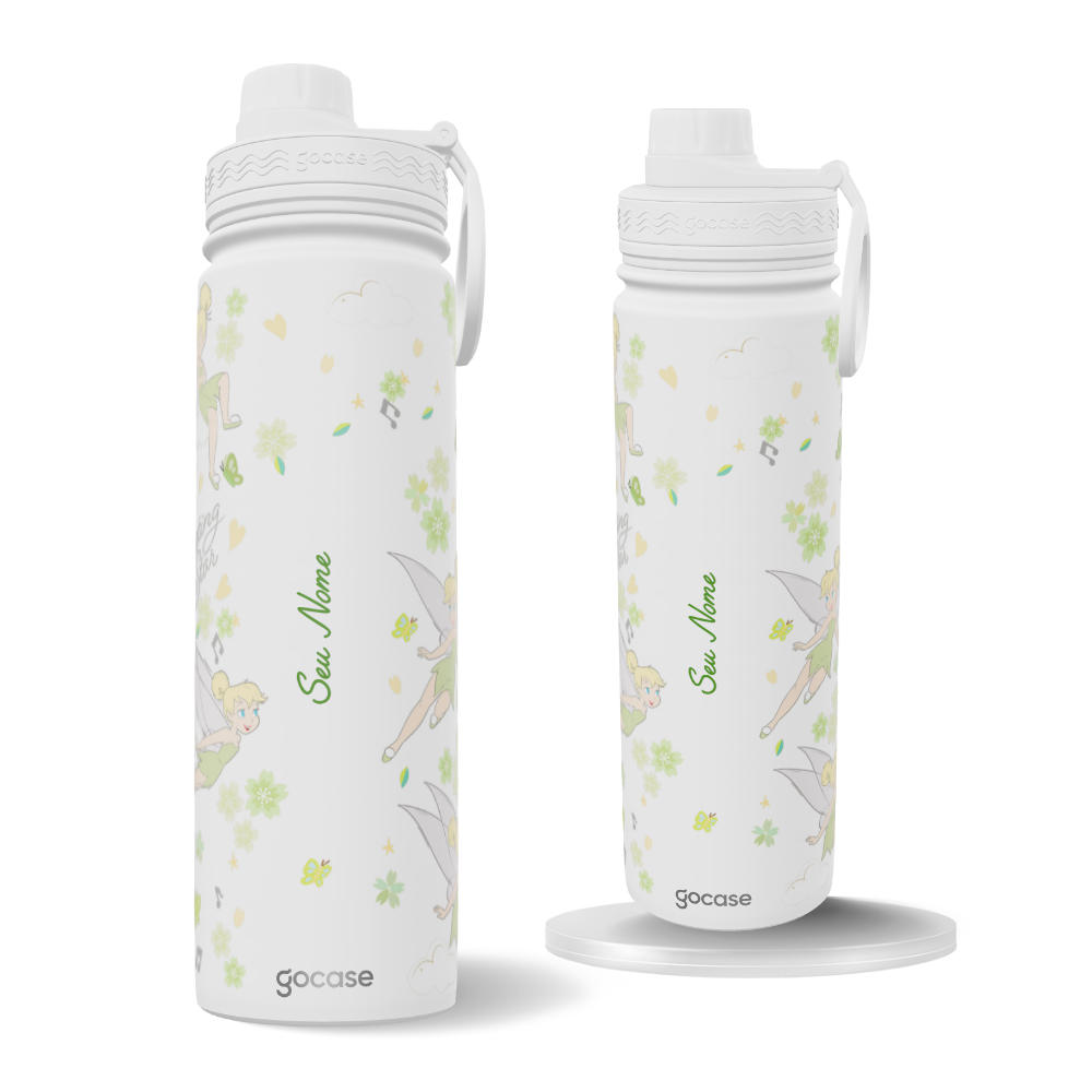 Garrafa Térmica Fresh + Ebook - Sininho Delicate