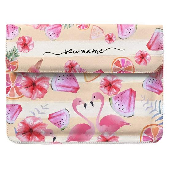 Capa para Notebook - Diversão Tropical Manuscrita