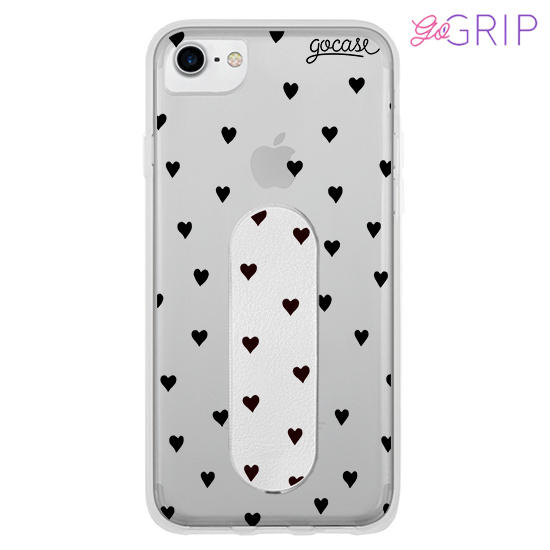 Kit Black Hearts (Capinha + GoGrip)