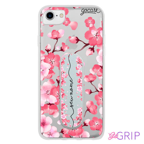 Kit Pétalas de Cerejeria Manuscrita (Capinha + GoGrip)