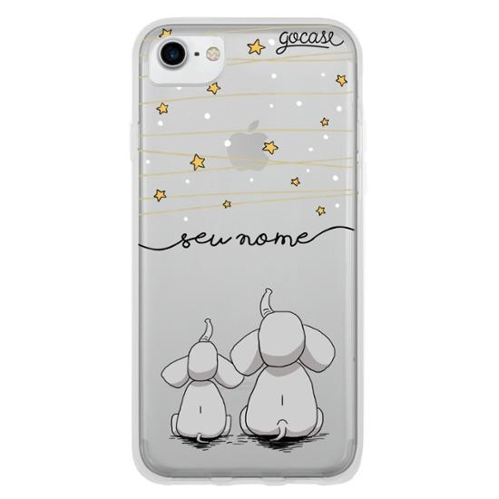 Capinha para celular Varal de Estrelas Manuscrita