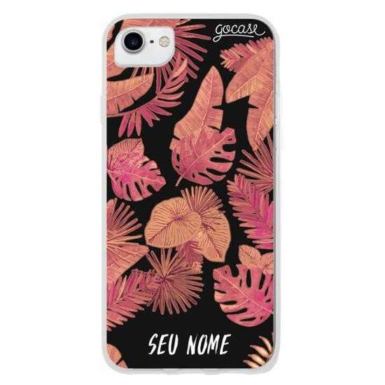 Capinha para celular Red Tropical