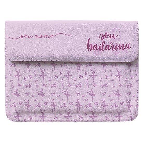 Capa para Notebook - Sou Bailarina Manuscrita
