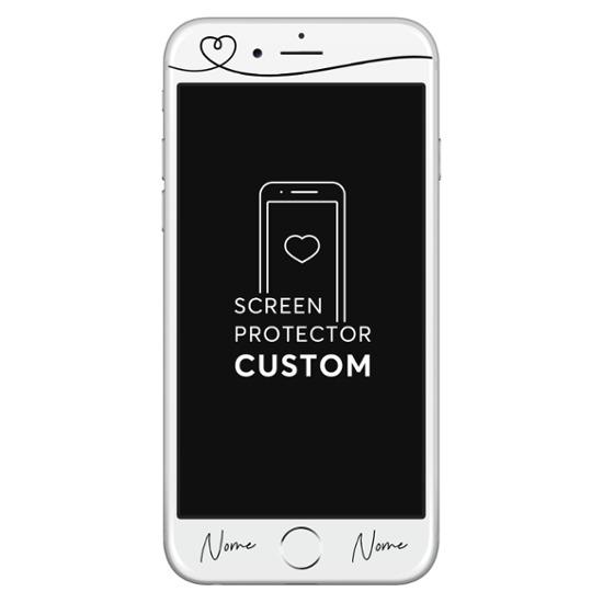 Love Fancy - Película Anti-Impacto Customizada - Vidro Temperado