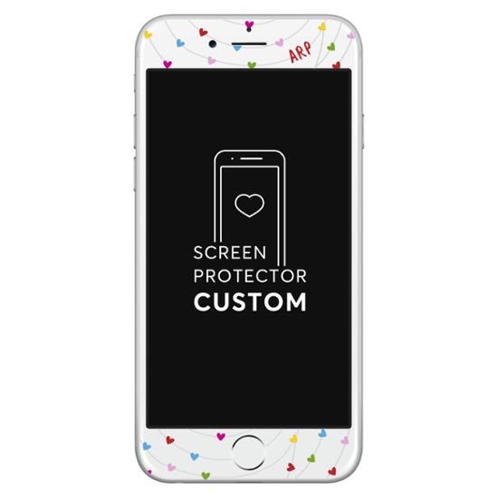 Heart Necklace - White Screen Protector - Tempered Glass